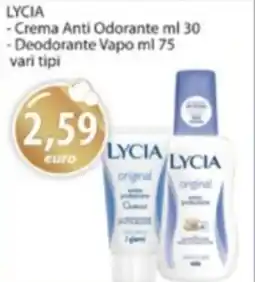Acqua & Sapone LYCIA Crema Anti Odorante, Deodorante Vapo offerta
