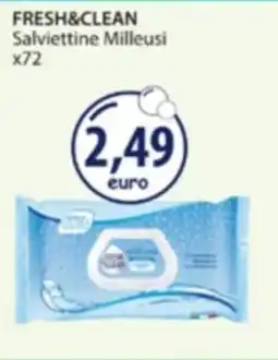 Acqua & Sapone FRESH&CLEAN Salviettine Milleusi x72 offerta