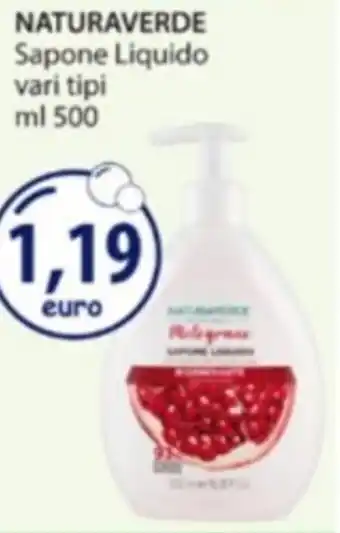 Acqua & Sapone NATURAVERDE Sapone Liquido offerta