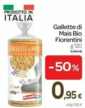 Carrefour Express Gallette di mais offerta