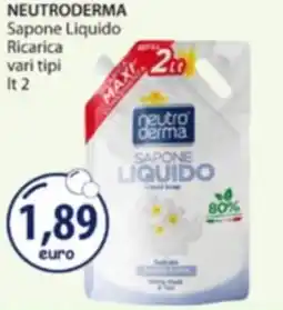 Acqua & Sapone NEUTRODERMA Sapone Liquido Ricarica offerta