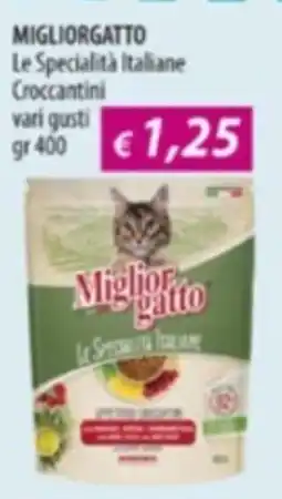Acqua & Sapone MIGLIORGATTO Le Specialità Italiane Croccantini offerta