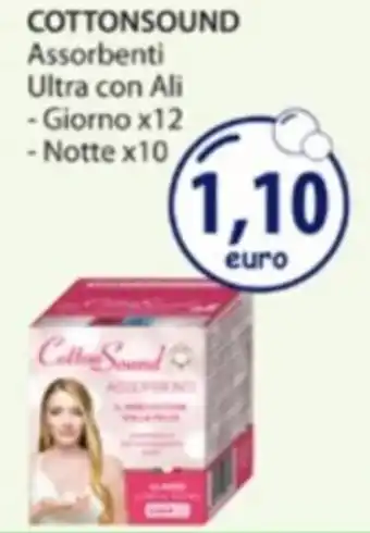 Acqua & Sapone COTTONSOUND Assorbenti Ultra con Ali offerta