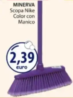 Acqua & Sapone MINERVA Scopa Nike Color con Manico offerta