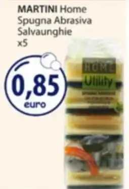 Acqua & Sapone MARTINI Home Spugna Abrasiva Salvaunghie x5 offerta