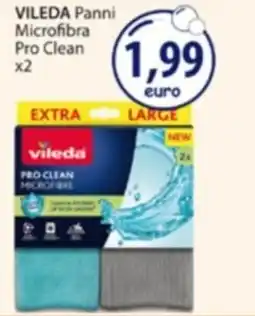 Acqua & Sapone VILEDA Panni Microfibra Pro Clean x2 offerta