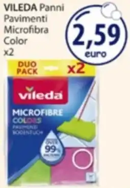 Acqua & Sapone VILEDA Panni Pavimenti Microfibra Color offerta