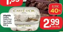Crai Algida Gelato Carte D'or Vari Gusti Vaschetta offerta