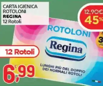 Carta igienica rotoloni REGINA