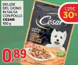 Crai Delizie del giono in salsa con pollo CESAR offerta
