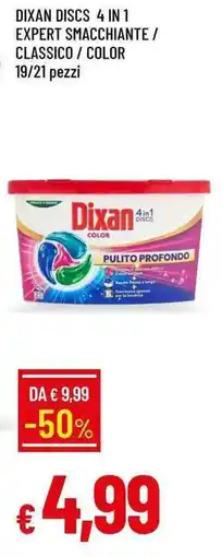 Galassia Dixan discs 4 in 1 expert smacchiante / classico/color offerta