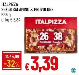 Galassia Italpizza 26x38 salamino & provolone offerta