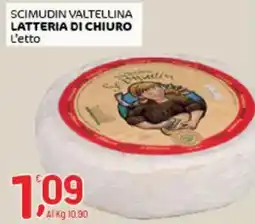 Crai Scimudin valtellina LATTERIA DI CHIURO offerta