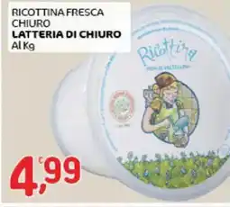 Crai Ricottina fresca chiuro LATTERIA DI CHIURO offerta