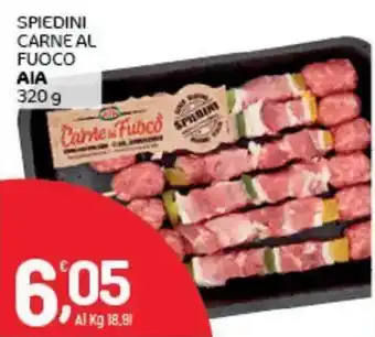 Crai Spiedini carne al fuoco AIA offerta