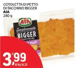 Crai Cotoletta di petto di tacchino bigger AIA offerta