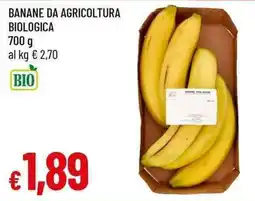 Galassia Banane da agricoltura biologica offerta