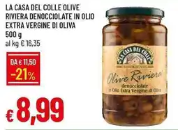 Galassia La casa del colle olive riviera denocciolate in olio extra vergine di oliva offerta