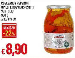 Galassia Coelsanus peperoni gialli e rossi arrostiti sottolio offerta