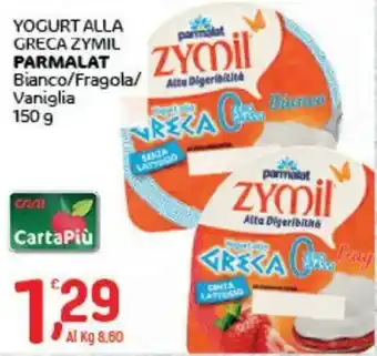 Crai Yogurt alla greca zymil PARMALAT offerta