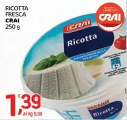 Crai Ricotta fresca CRAI offerta