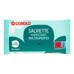 Spazio Conad SALVIETTE IGIENIZZANTI MULTISUPERFICI CONAD offerta