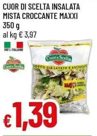 Galassia Cuor di scelta insalata mista croccante maxxi offerta