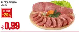 Galassia Filetto di suino all'etto offerta
