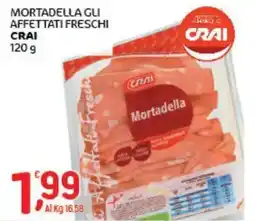 Crai Mortadella gli affettati freschi CRAI offerta