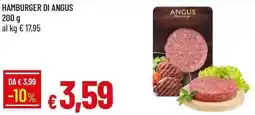 Galassia Hamburger DI ANGUS offerta