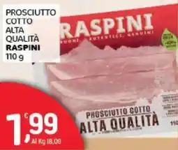 Crai Prosciutto cotto alta qualità RASPINI offerta