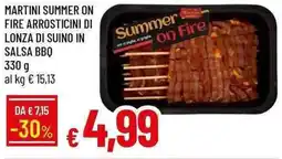 Galassia Martini summer on fire arrosticini di lonza di suino in salsa BBQ offerta