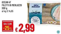 Galassia Ocean 47 filetti di merluzzo offerta