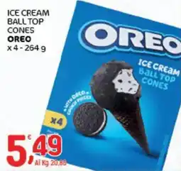 Crai Ice cream ball top cones OREO offerta