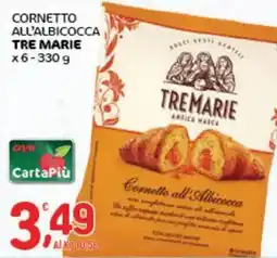 Crai Cornetto all'albicocca TRE MARIE offerta