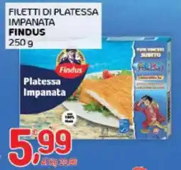 Crai Filetti di platessa impanata FINDUS offerta
