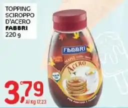 Crai Topping sciroppo d'acero FABBRI offerta