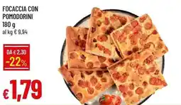 Galassia Focaccia con pomodorini offerta