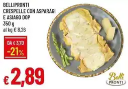 Galassia Bellipronti crespelle con asparagi e asiago DOP offerta