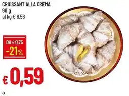 Galassia Croissant alla crema offerta