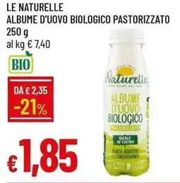 Galassia Le naturelle albume d'uovo biologico pastorizzato offerta