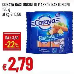 Galassia Coraya bastoncini di mare 12 bastoncini offerta