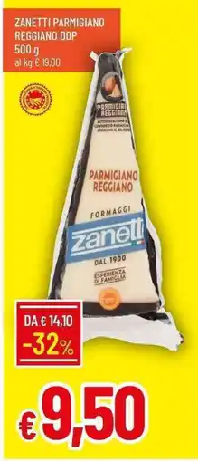 Galassia Zanetti parmigiano reggiano DOP offerta