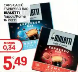 Crai Caps caffè espresso bar bialetti napoli/roma offerta