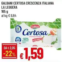 Galassia Galbani certosa crescenza italiana la leggera offerta