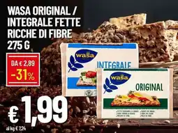 Galassia Wasa original/ integrale fette ricche di fibre offerta