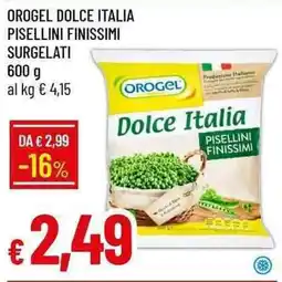 Galassia Orogel dolce italia pisellini finissimi surgelati offerta