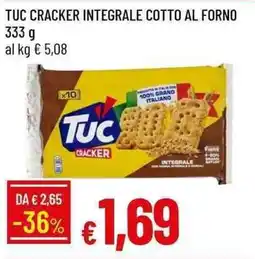 Galassia Tuc cracker integrale cotto al forno offerta