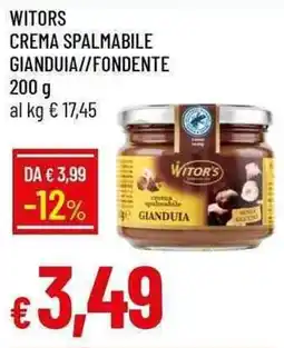 Galassia Witors crema spalmabile gianduia//fondente offerta