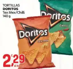 Crai Tortillas doritos tex mex/chilli offerta